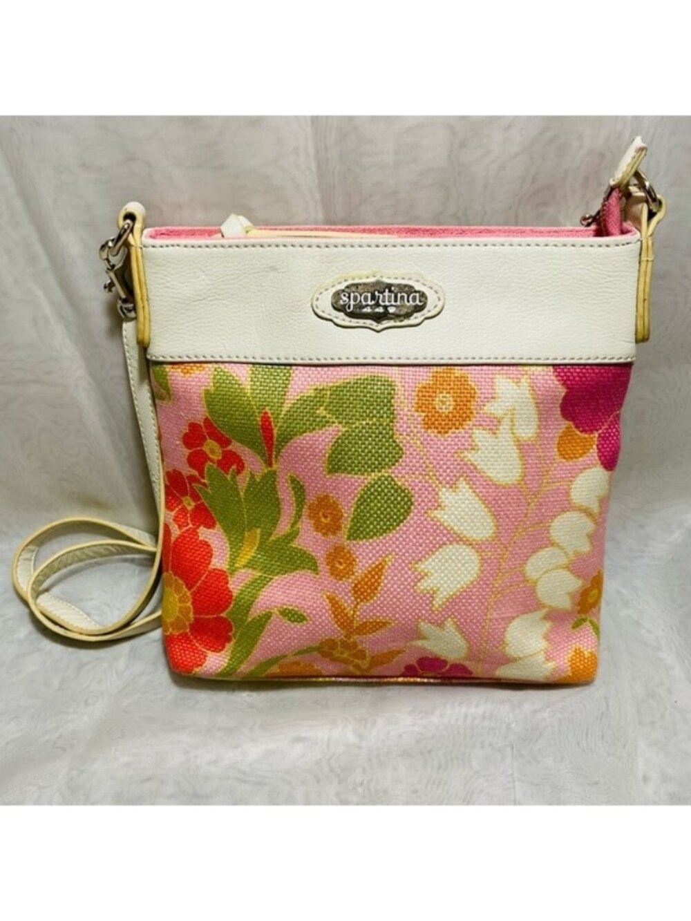 Spartina 449 Daufuski Island Floral Crossbody Bag